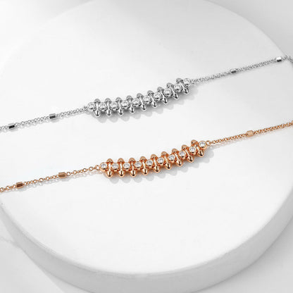 [✨ROSE💎]CLASH  MEDIUM DIAMOND NECKLACE