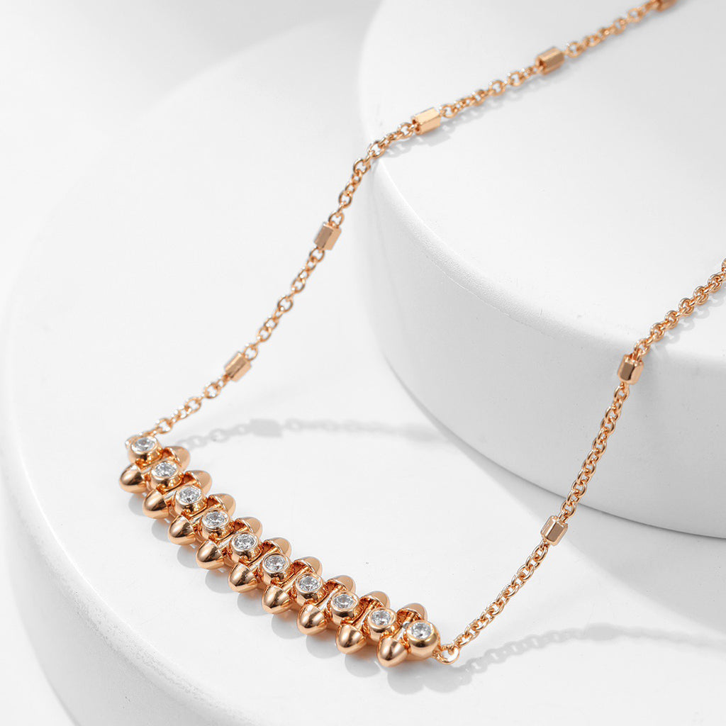 [✨ROSE💎]CLASH  MEDIUM DIAMOND NECKLACE