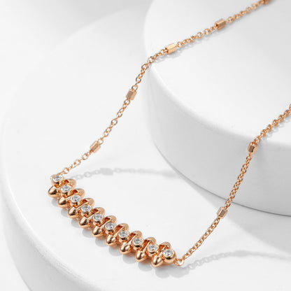 [✨ROSE💎]CLASH  MEDIUM DIAMOND NECKLACE