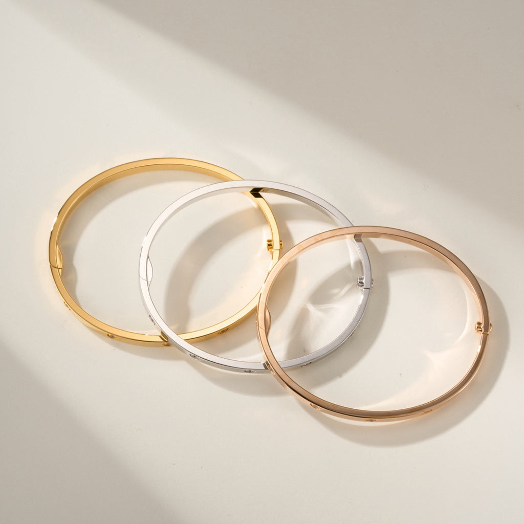 [✨ROSE💎]LOVE BRACELET 3.65MM 10 DIAMONDS