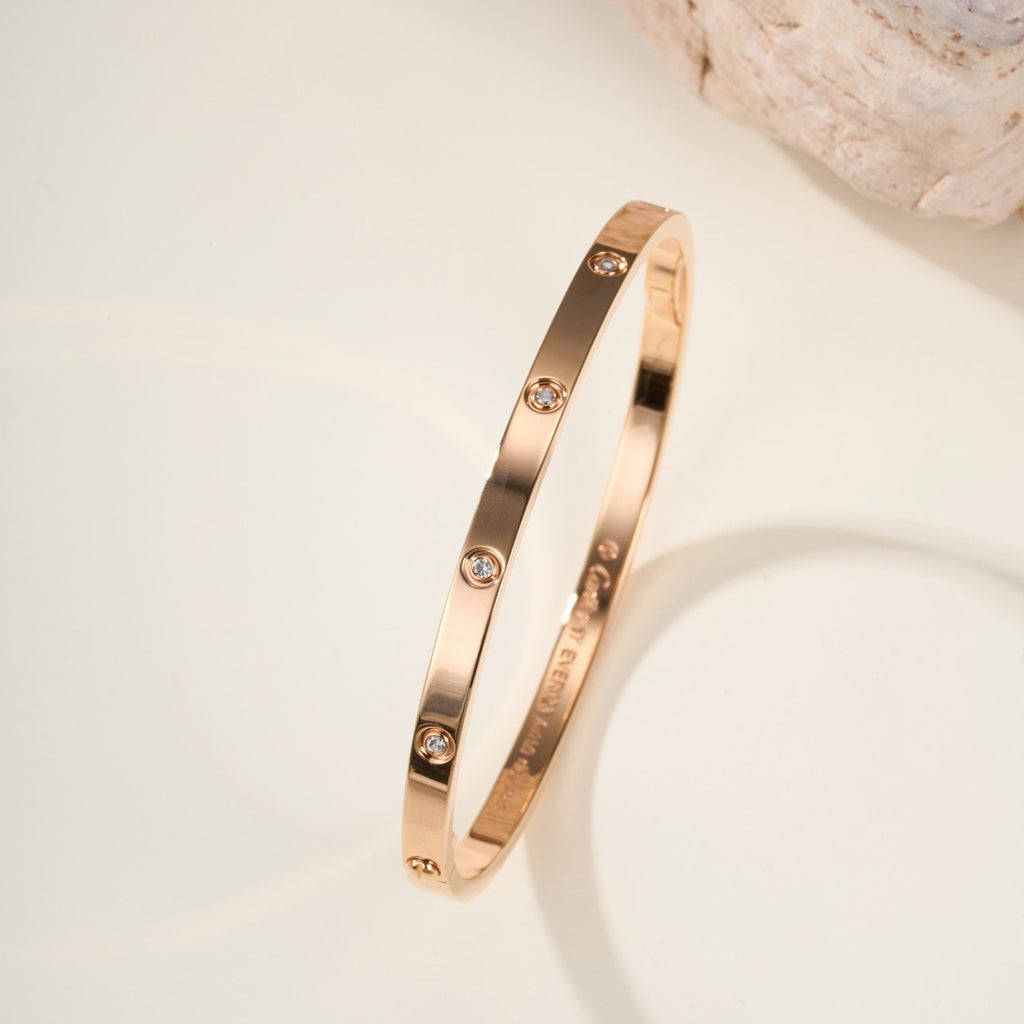 [✨ROSE💎]LOVE BRACELET 3.65MM 10 DIAMONDS