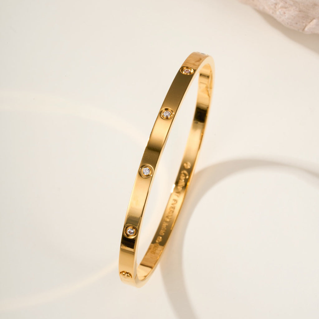 [✨ROSE💎]LOVE BRACELET 3.65MM 10 DIAMONDS