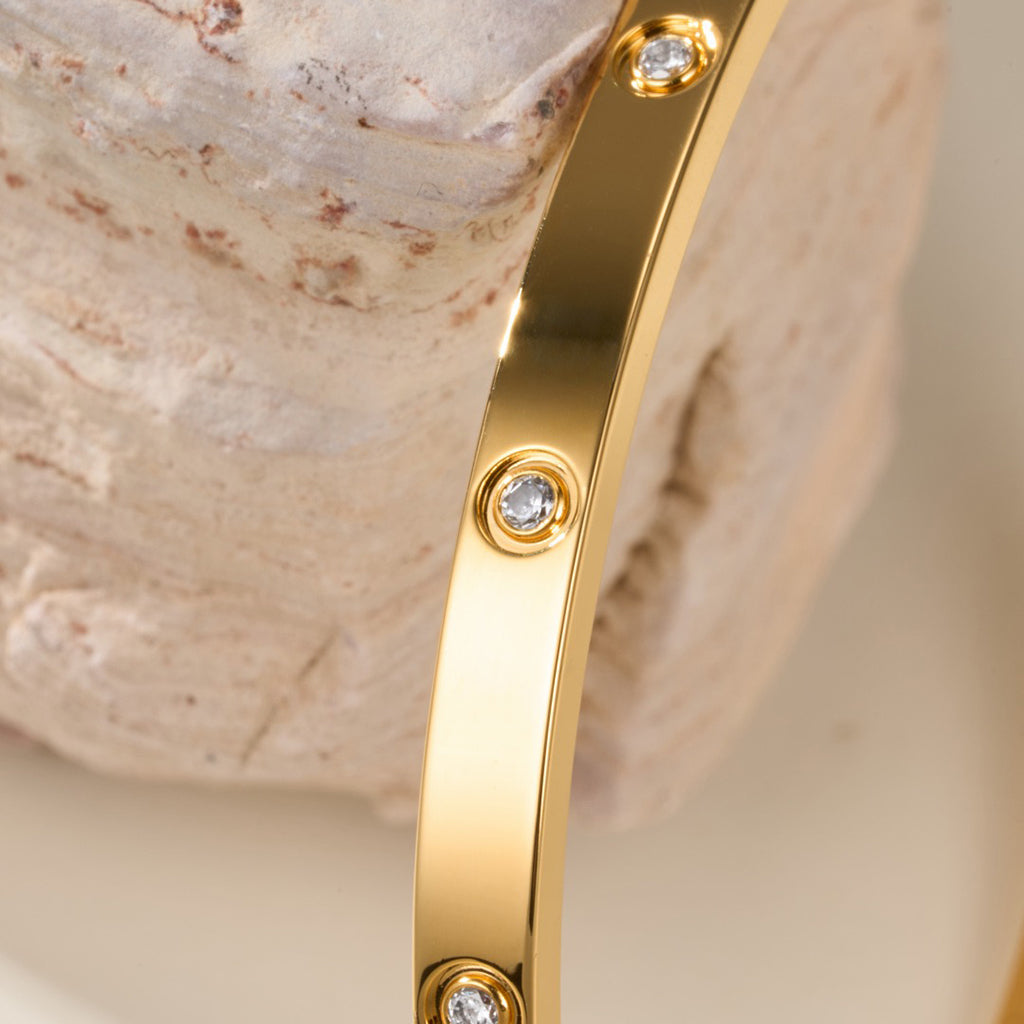 [✨ROSE💎]LOVE BRACELET 3.65MM 10 DIAMONDS