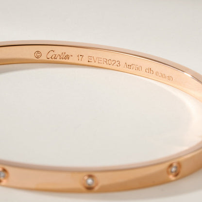 [✨ROSE💎]LOVE BRACELET 3.65MM 10 DIAMONDS