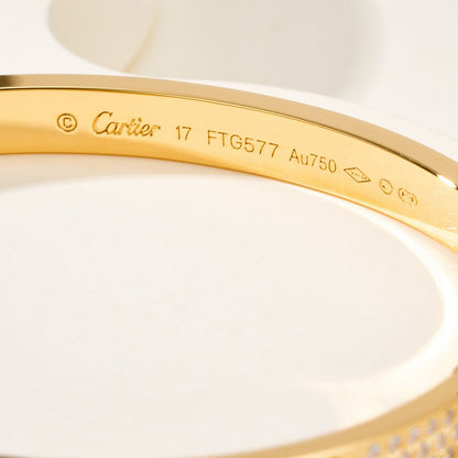 [✨ROSE💎]LOVE BRACELET 4.8MM DIAMOND-PAVED