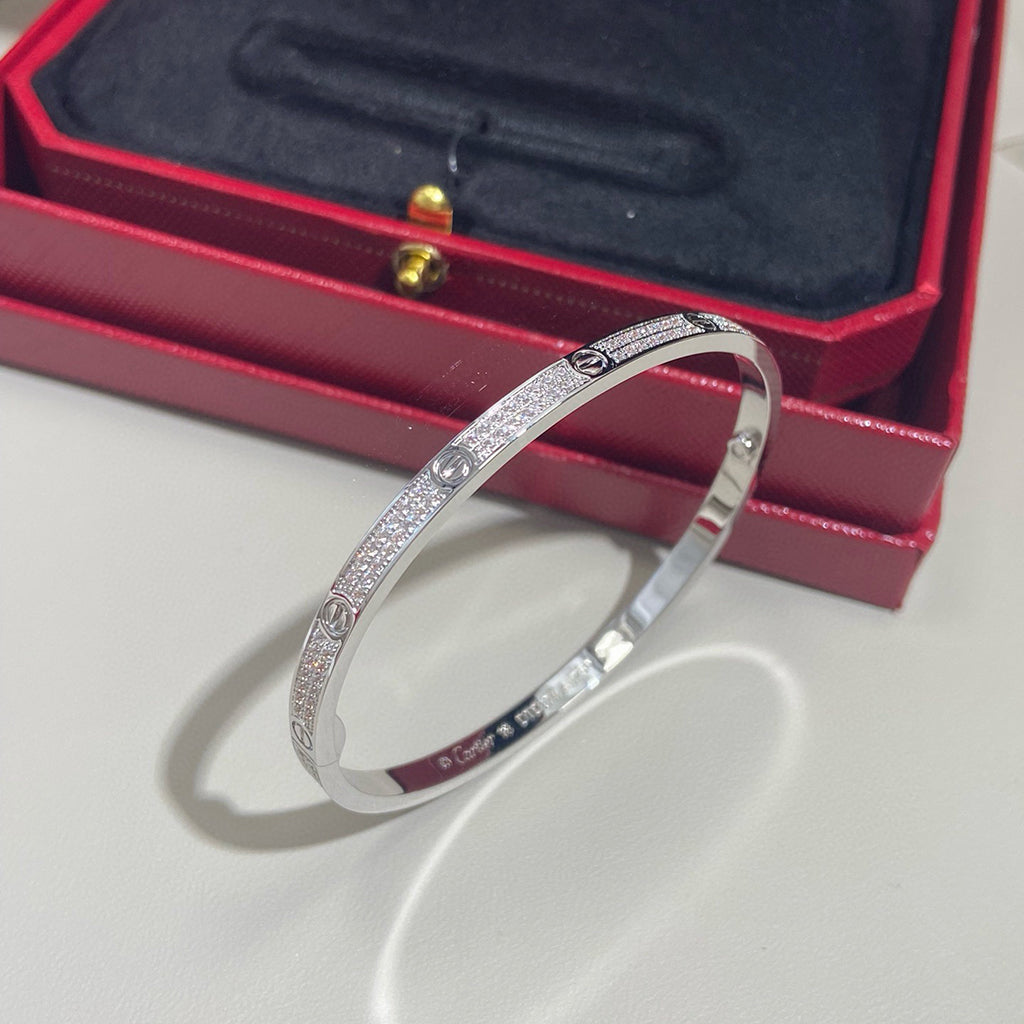 [✨ROSE💎]LOVE BRACELET 3.65MM DIAMOND-PAVED
