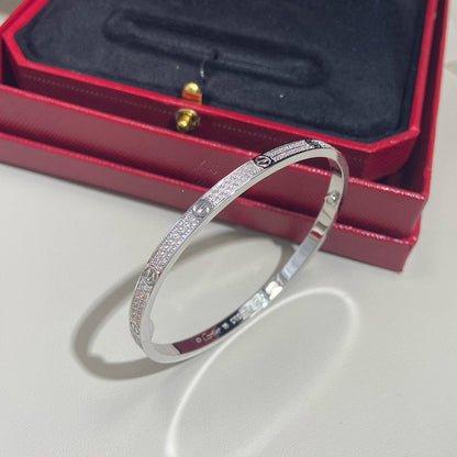 [✨ROSE💎]LOVE BRACELET 3.65MM DIAMOND-PAVED
