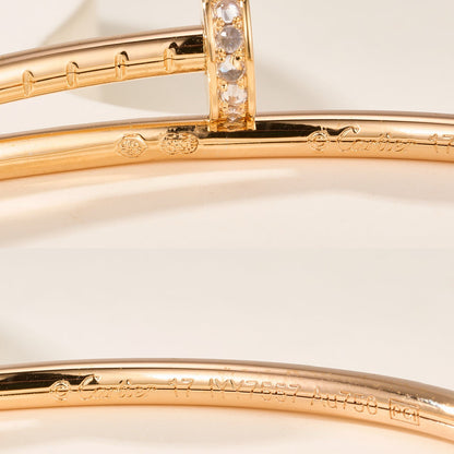 [✨ROSE💎]JUSTE BRACELET 2.5MM DIAMONDS