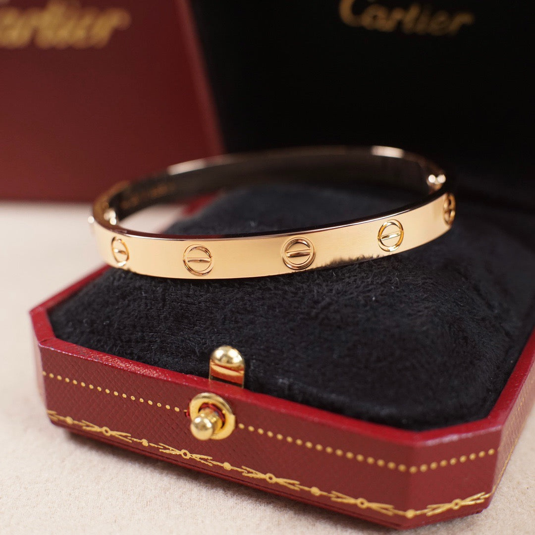 [✨ROSE💎]LOVE BRACELET 6.1MM NO DIAMONDS