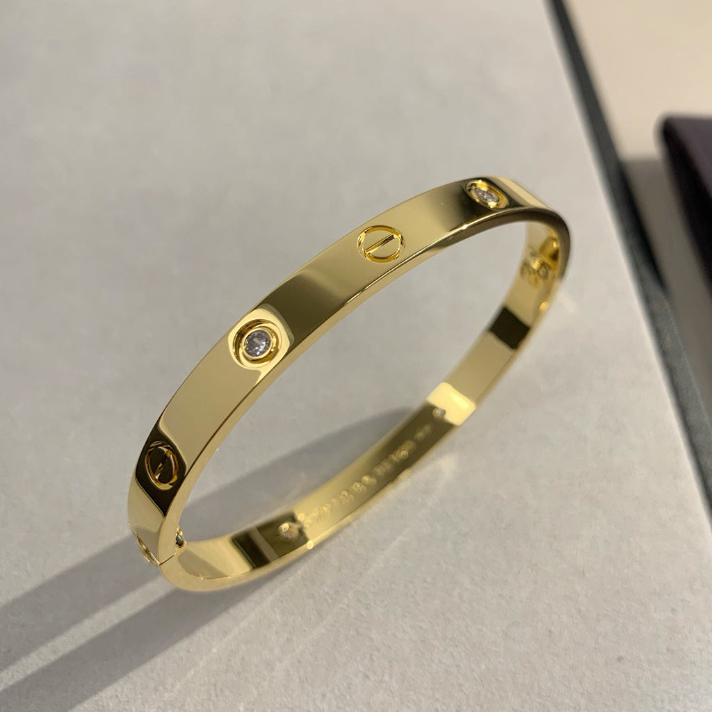 [✨ROSE💎]LOVE BRACELET 6.1MM 4 DIAMONDS