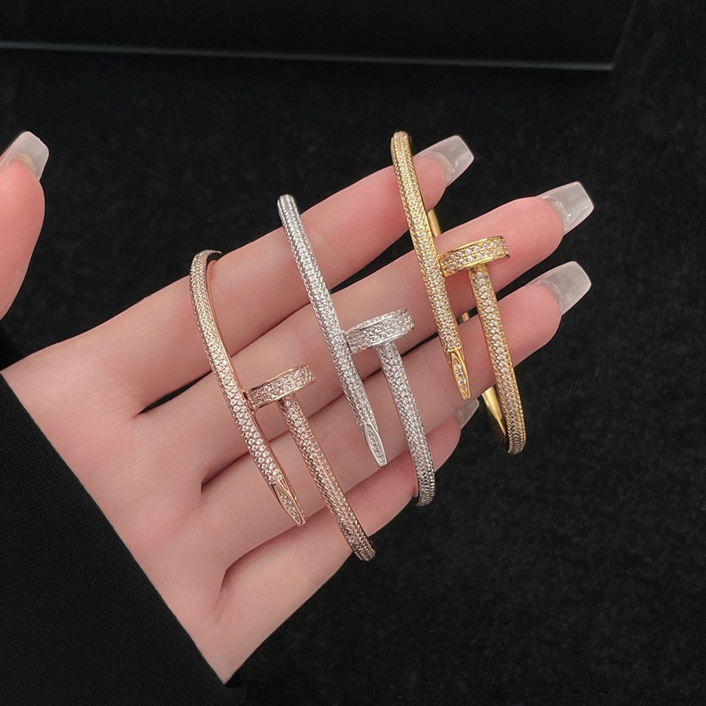 [✨ROSE💎]JUSTE BRACELET 3.5MM ALL DIAMONDS