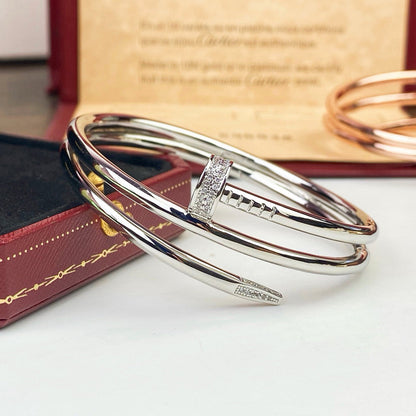 [✨ROSE💎]JUSTE BRACELET 3.5MM DOUBLE ROW DIAMOND
