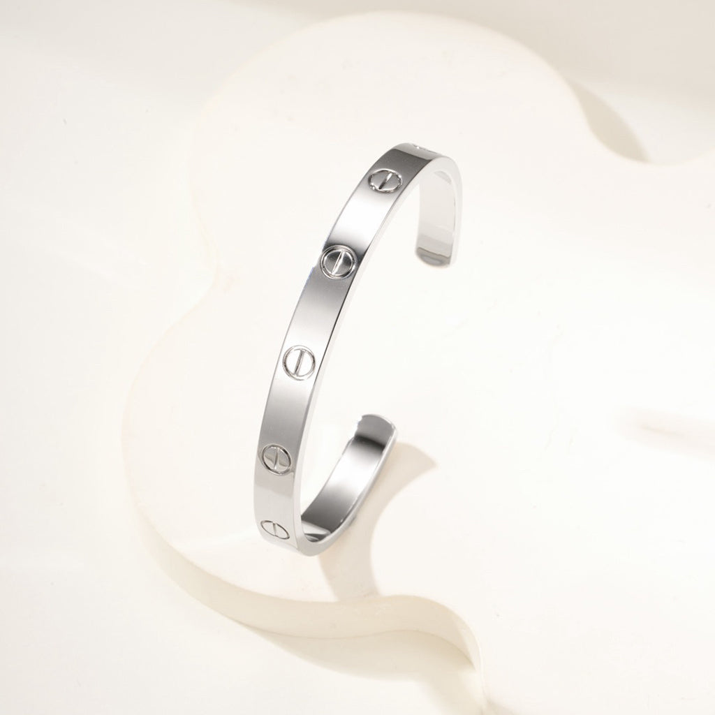 [✨ROSE💎]LOVE BRACELET 6.1MM OPEN CUFF