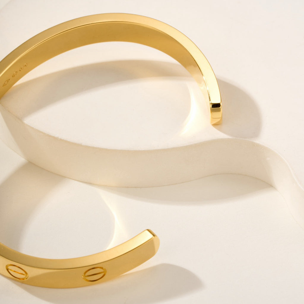 [✨ROSE💎]LOVE BRACELET 6.1MM OPEN CUFF