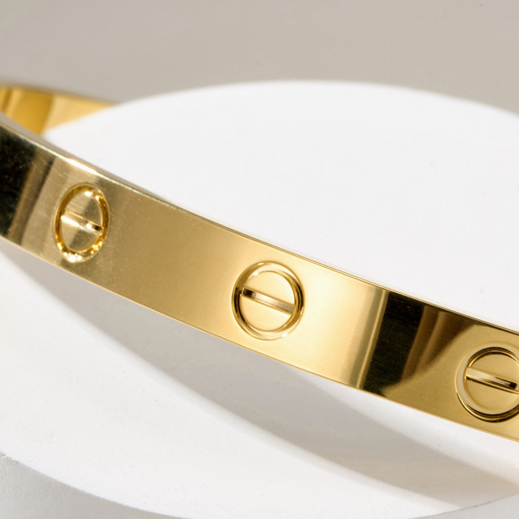 [✨ROSE💎]LOVE BRACELET 6.1MM OPEN CUFF