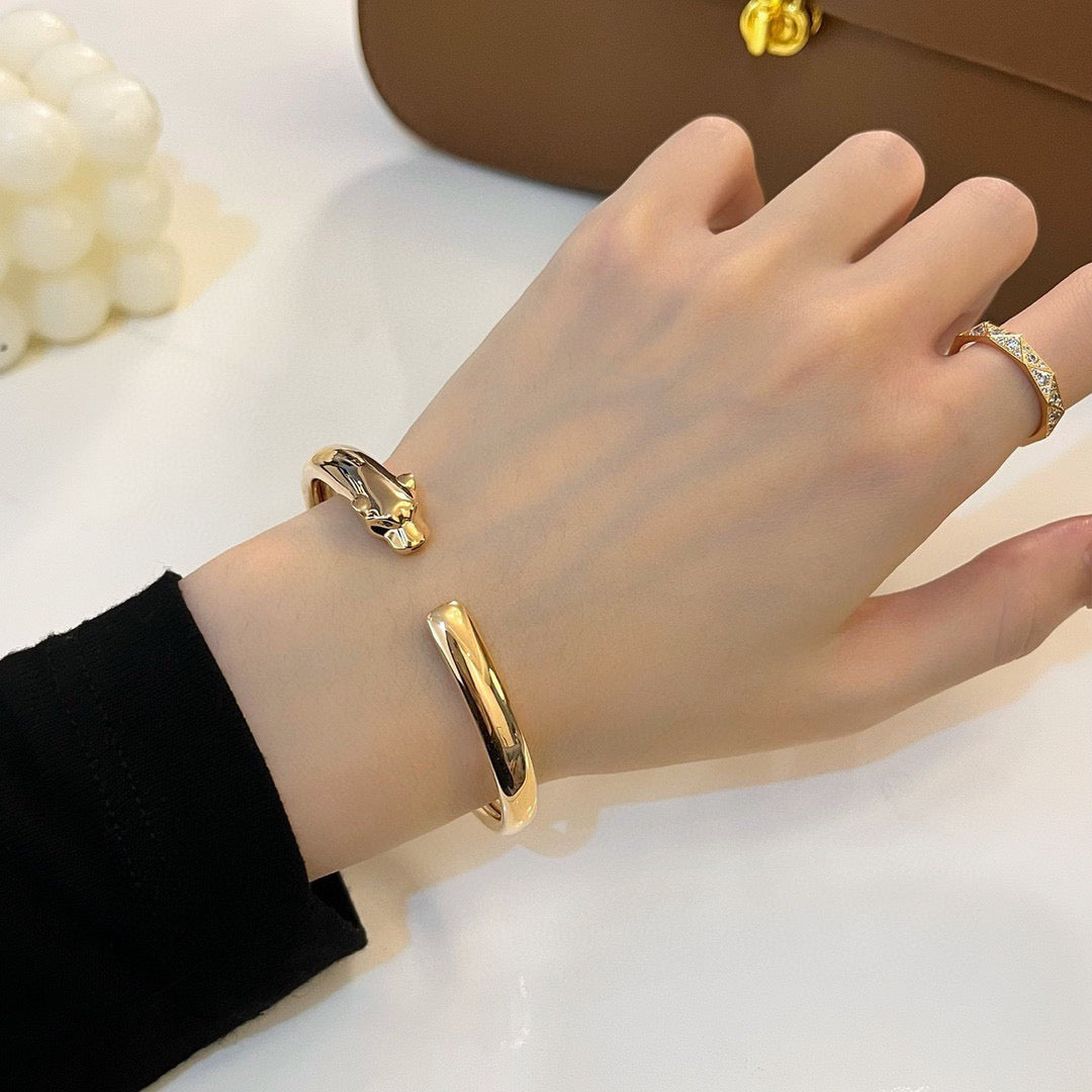 [✨ROSE💎]PANTHERE OPEN BRACELET