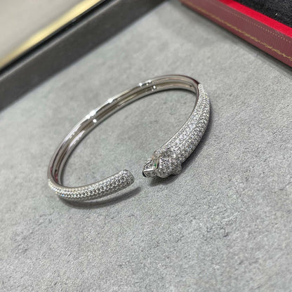 [✨ROSE💎]PANTHERE FULL DIAMOND OPEN BRACELET