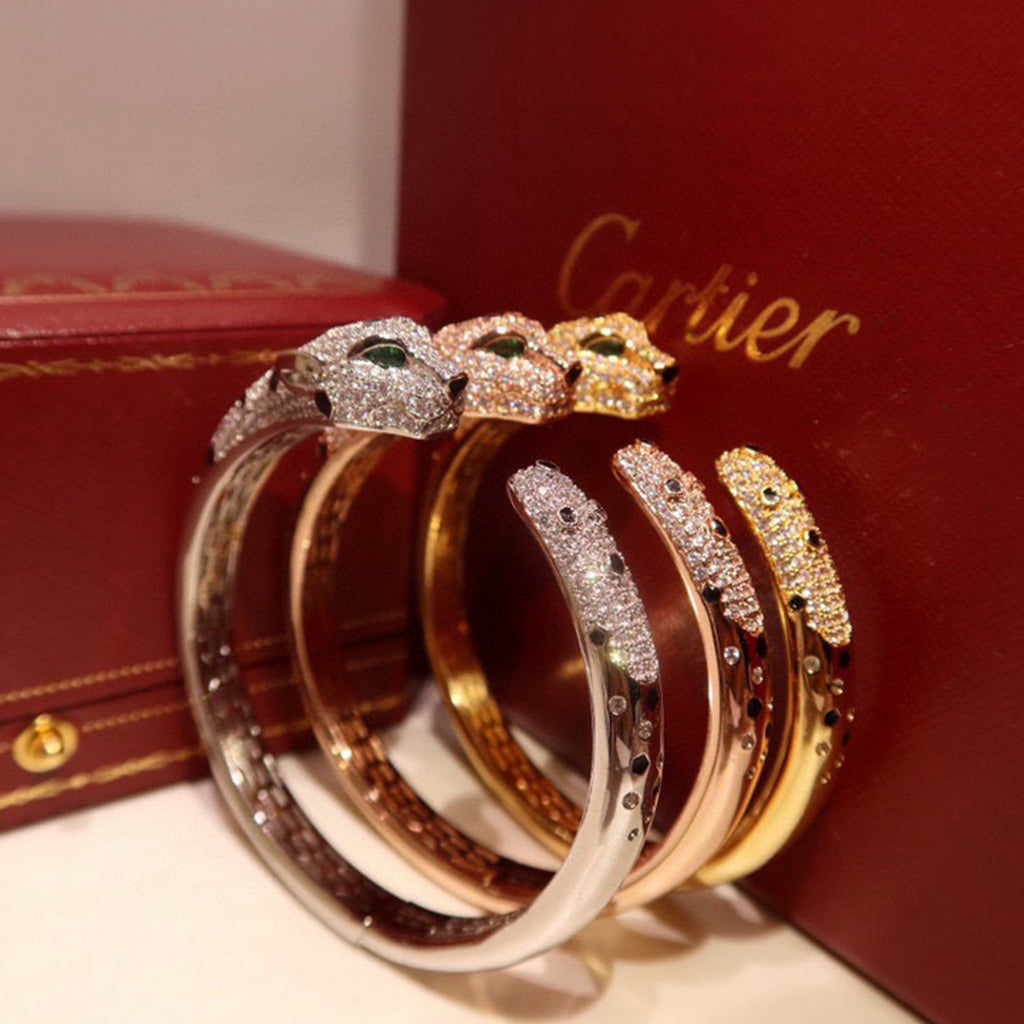 [✨ROSE💎]PANTHERE BIG BRACELET DIAMONDS