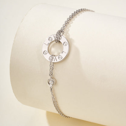 [✨ROSE💎]LOVE BRACELET 2 DIAMOND