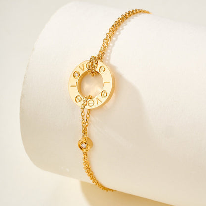 [✨ROSE💎]LOVE BRACELET 2 DIAMOND