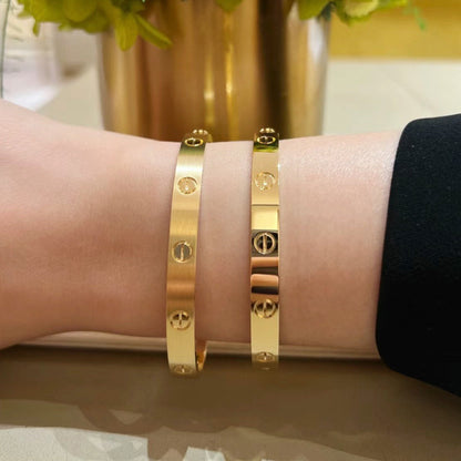 [✨ROSE💎]LOVE BRACELET 6.1MM BRUSHED