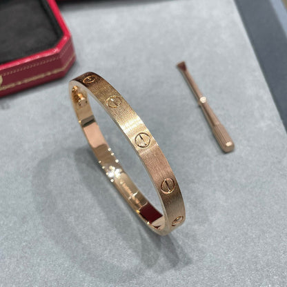 [✨ROSE💎]LOVE BRACELET 6.1MM BRUSHED