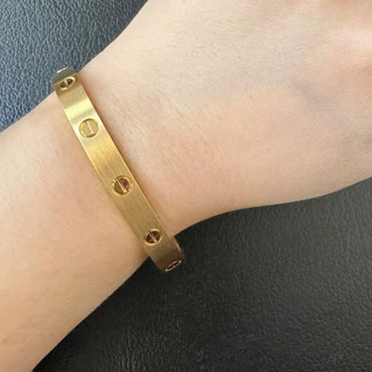 [✨ROSE💎]LOVE BRACELET 6.1MM BRUSHED