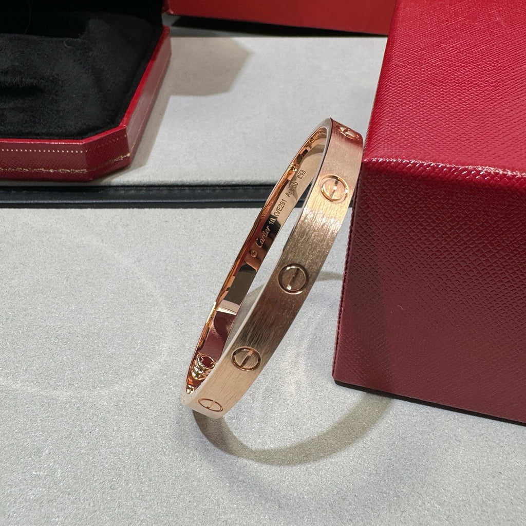 [✨ROSE💎]LOVE BRACELET 6.1MM BRUSHED