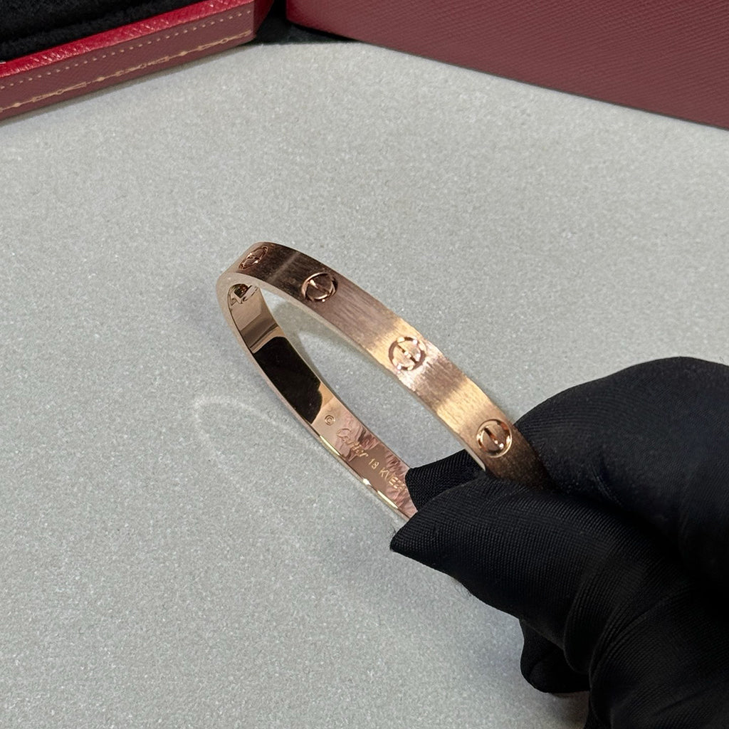 [✨ROSE💎]LOVE BRACELET 6.1MM BRUSHED