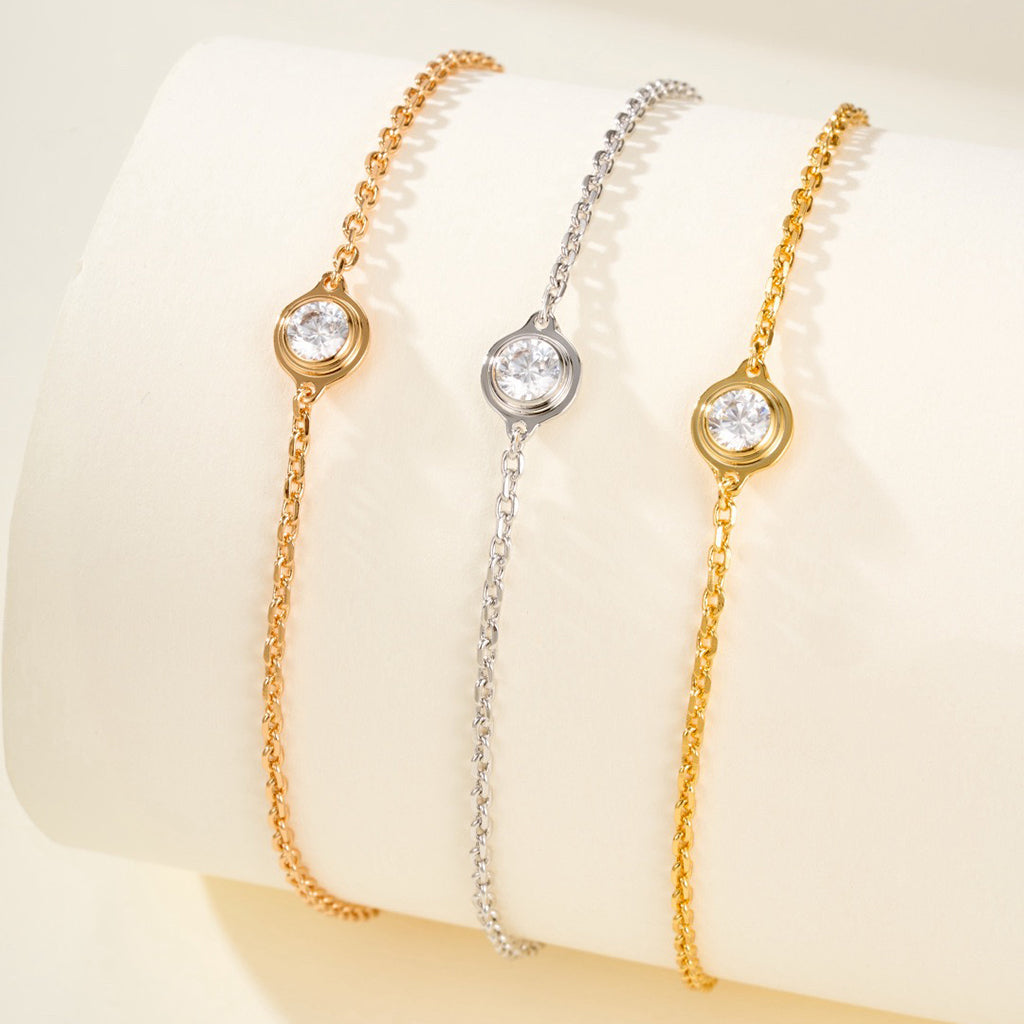 [✨ROSE💎]DAMOUR BRACELET 1 DIAMOND