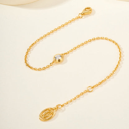[✨ROSE💎]DAMOUR BRACELET 1 DIAMOND