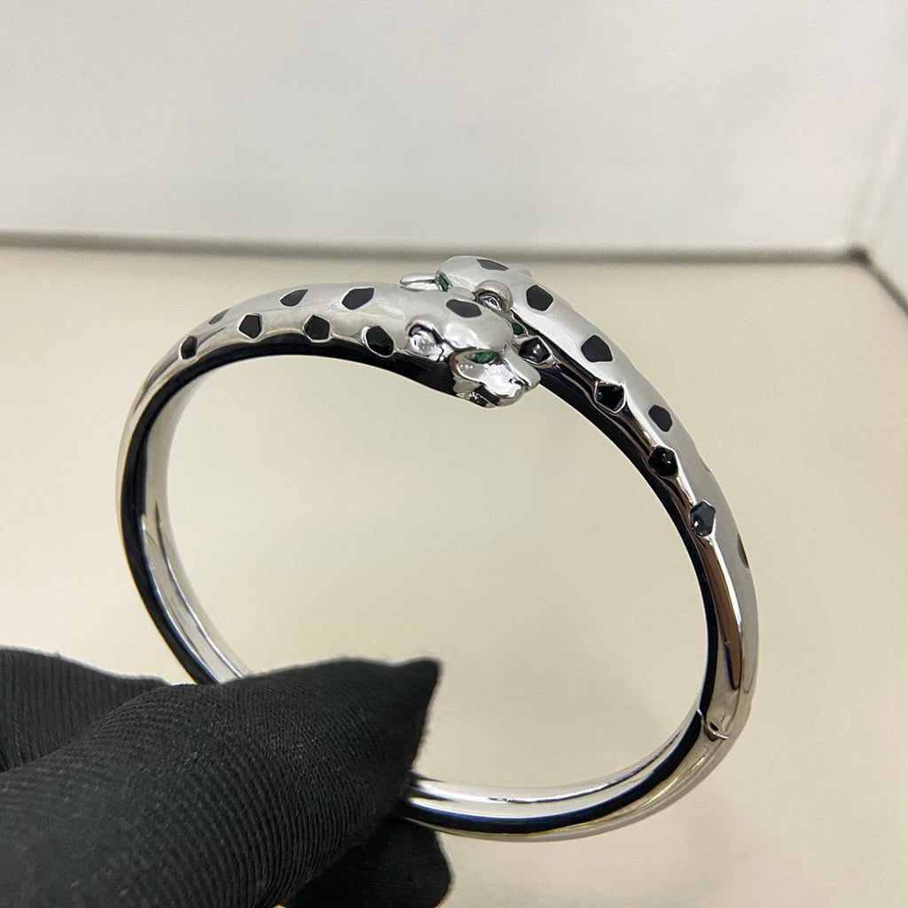 [✨ROSE💎]PANTHERE DOUBLE HEADED OPEN BRACELET