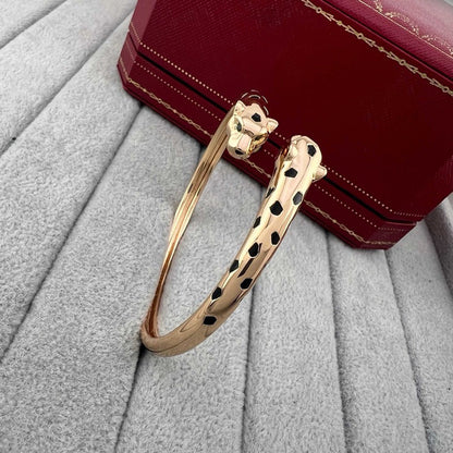 [✨ROSE💎]PANTHERE DOUBLE HEADED OPEN BRACELET