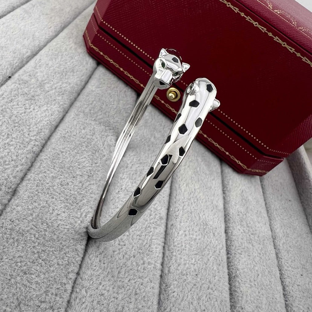 [✨ROSE💎]PANTHERE DOUBLE HEADED OPEN BRACELET