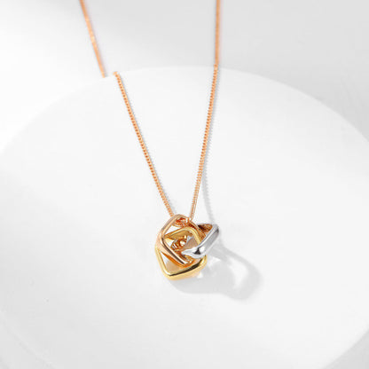 [✨ROSE💎]TRINITY CUSHION NECKLACE COLLECTION