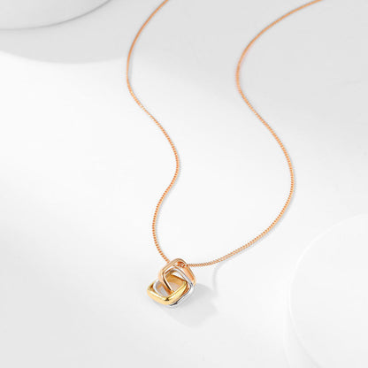 [✨ROSE💎]TRINITY CUSHION NECKLACE COLLECTION