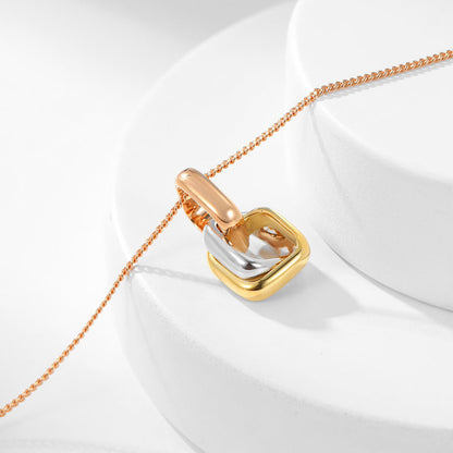 [✨ROSE💎]TRINITY CUSHION NECKLACE COLLECTION
