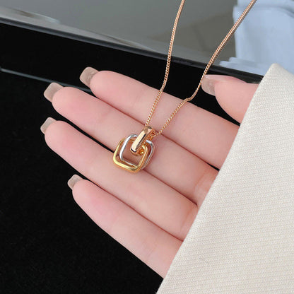 [✨ROSE💎]TRINITY CUSHION NECKLACE COLLECTION
