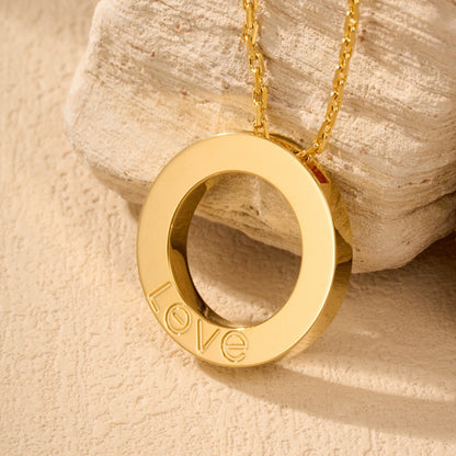 [✨ROSE💎]LOVE NECKLACE 16MM  FULL DIAMOND