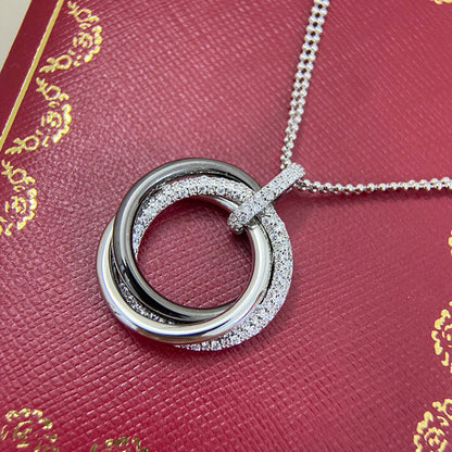 [✨ROSE💎]TRINITY CERAMIC NECKLACE