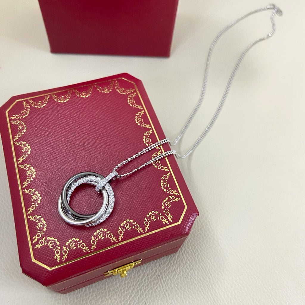 [✨ROSE💎]TRINITY CERAMIC NECKLACE