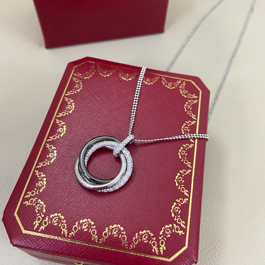 [✨ROSE💎]TRINITY CERAMIC NECKLACE