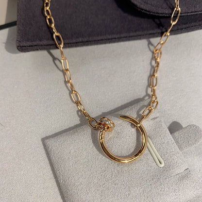 [✨ROSE💎]JUSTE NECKLACE FULL DIAMONDS