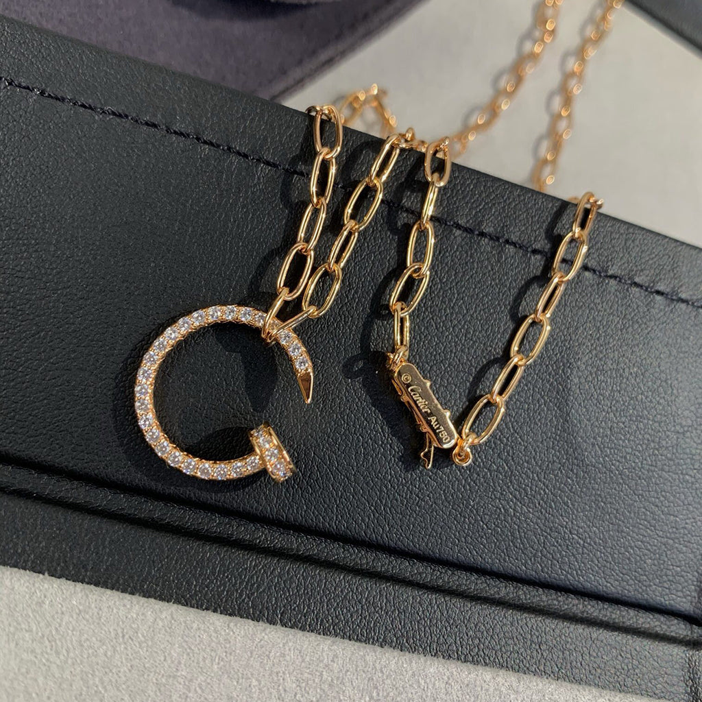 [✨ROSE💎]JUSTE NECKLACE FULL DIAMONDS