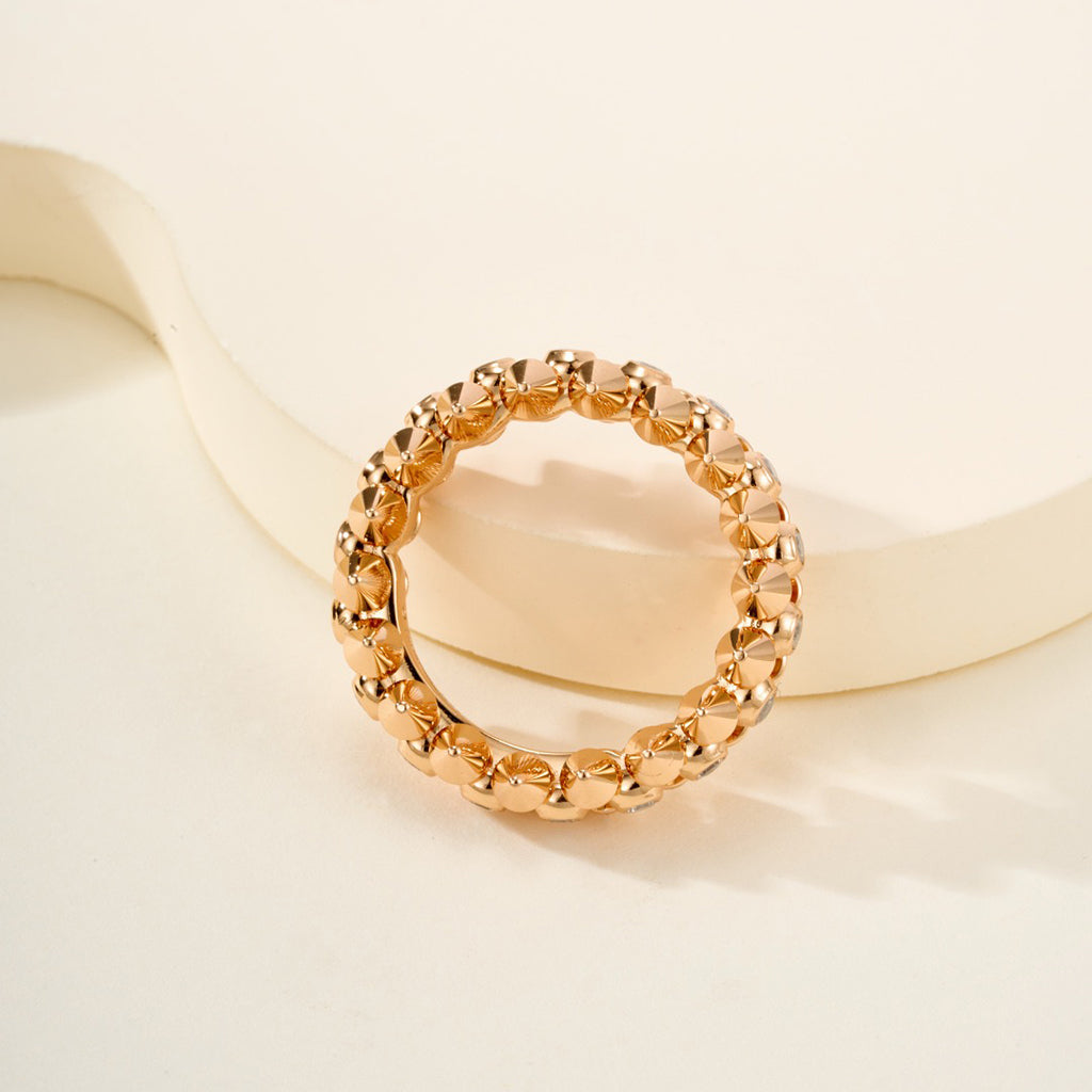 [✨ROSE💎]CLASH 6.8MM DIAMOND MEDIUM RING