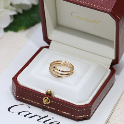 [✨ROSE💎]JUSTE RING 4.8MM HALF DIAMOND