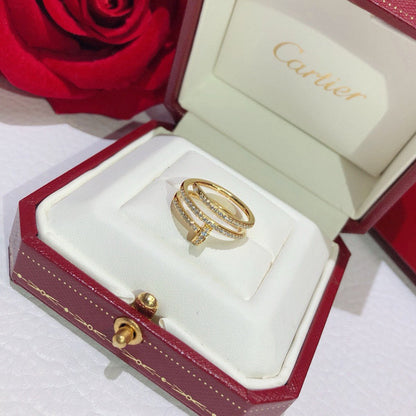 [✨ROSE💎]JUSTE RING 4.8MM FULL DIAMOND