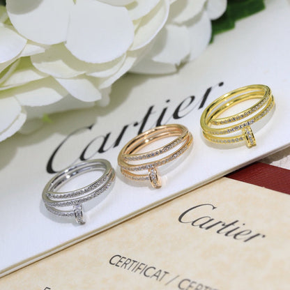 [✨ROSE💎]JUSTE RING 4.8MM FULL DIAMOND
