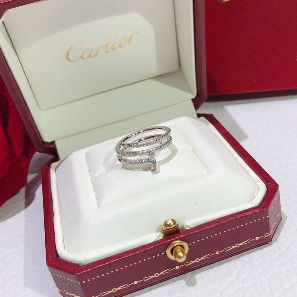 [✨ROSE💎]JUSTE RING 4.8MM FULL DIAMOND