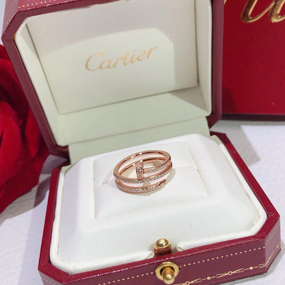 [✨ROSE💎]JUSTE RING 4.8MM FULL DIAMOND